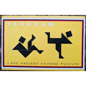 Tangram 1600 Ancient Chinese Puzzles Stewart Tabori & Chang Geometric Game Box